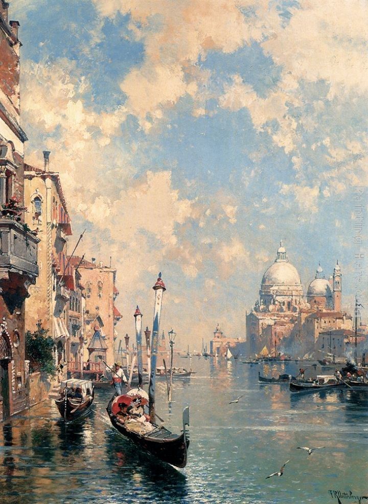 Franz Richard Unterberger The Grand Canal, Venice